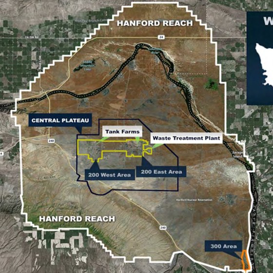 Energy Department To Conduct Aerial Thermal Imaging Study At Hanford Hanford Map Square 8666154 Ver1.0 